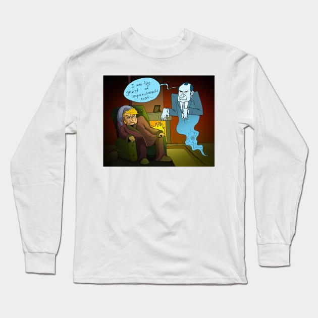 Trump Scrooge Long Sleeve T-Shirt by Felipe.Makes.Cartoons